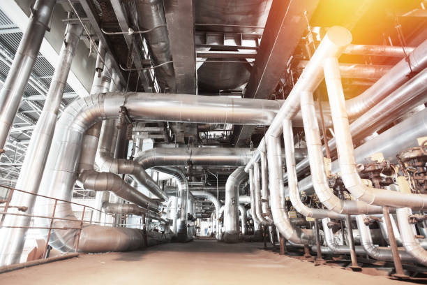 istock Equipment, cables and piping 670723880