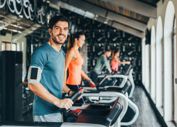 istock Exercising at the gym 670724036