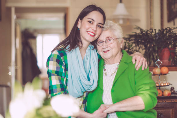 istock Social worker is visiting a senior woman 670730468