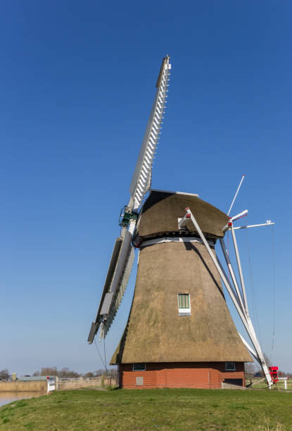 istock Dutch windmill 'Krimstermolen' in Groningen, The Netherlands 670736070