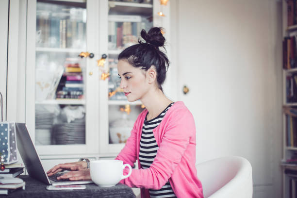 istock Young woman at home 670740138