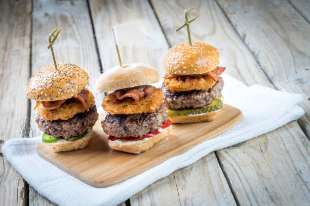istock three finger food slider beef burgers for sharing 670741494