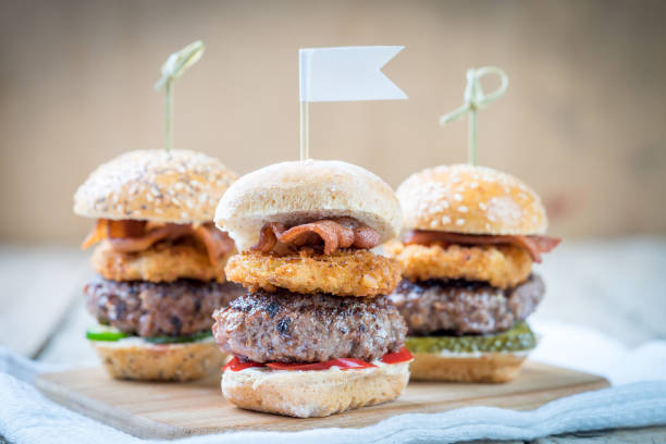istock three finger food slider beef burgers for sharing 670744288