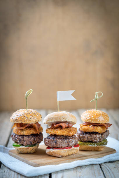 istock three finger food slider beef burgers for sharing 670744312