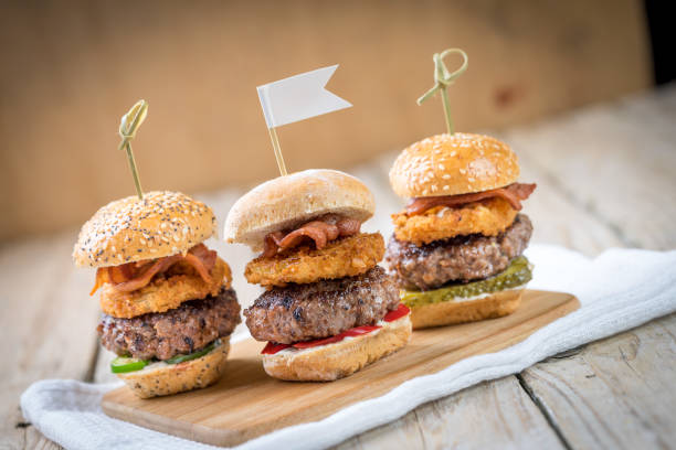 istock three finger food slider beef burgers for sharing 670744394