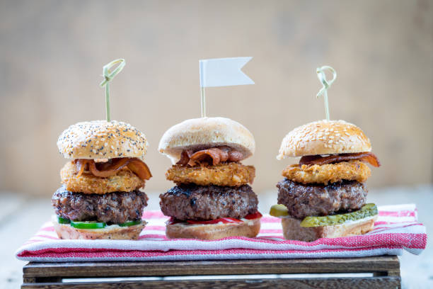 istock three finger food slider beef burgers for sharing 670748038