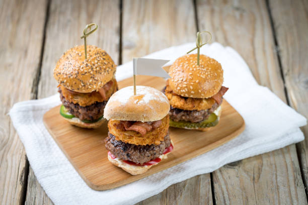 istock three finger food slider beef burgers for sharing 670748122