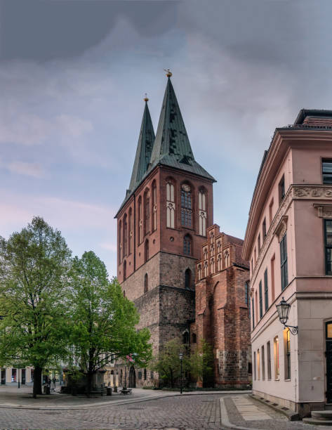 istock Nikolai church in Berlin 670748390