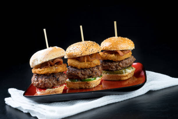 istock three finger food slider beef burgers for sharing 670749090
