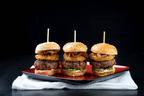 istock three finger food slider beef burgers for sharing 670752526