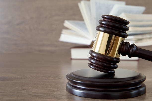 istock wooden gavel and books 670756466