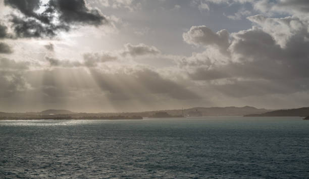 istock Panoramic view at Sunrise in St. John's, Antigua and Barbuda 670762498