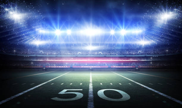 istock American Soccer Stadium, 3d rendering 670770368