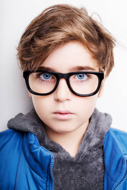 istock Handsome boy is wearing eyeglasses. 670771588