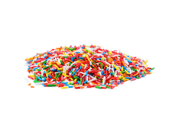 istock Colorful sprinkles isolated on a white 670776264