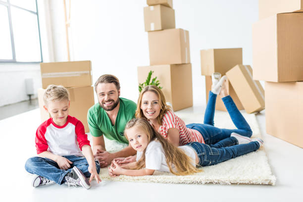 istock Happy family relaxing 670786296