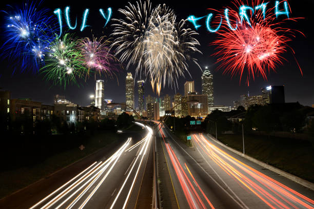 istock Independence Day celebration in Atlanta 670786678