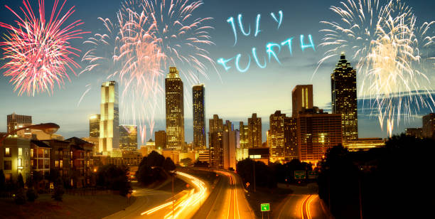 istock Independence Day celebration in Atlanta 670788866