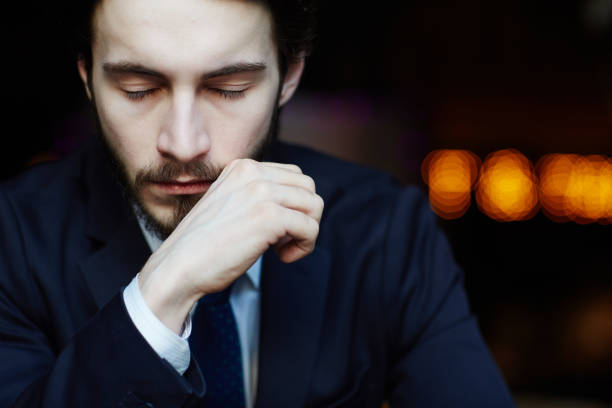 istock Handsome Business Man with Eyes Closed 670789932