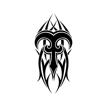 Aries Zodiac Abstract Tribal Tattoo Design Stock Illustration - Download Image Now - Aries, Ram - Animal, Tattoo - iStock Aries Zodiac Abstract Tribal Tattoo Design Stock Illustration - Download Image Now - Aries, Ram - Animal, Tattoo - iStock