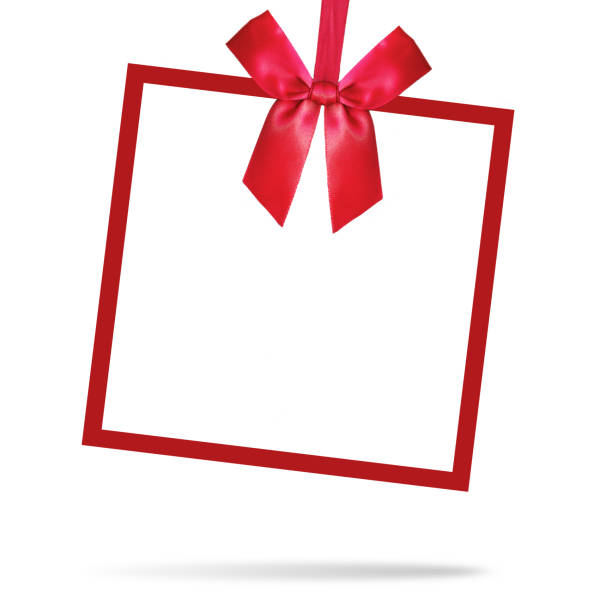 istock Shiny red satin ribbon on white background 670815364