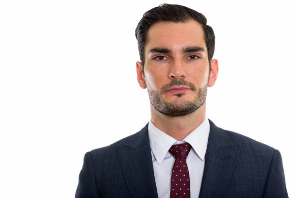 istock Studio shot of young handsome businessman 670819464