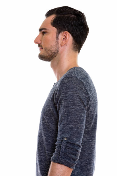 istock Profile view of young handsome man 670834832