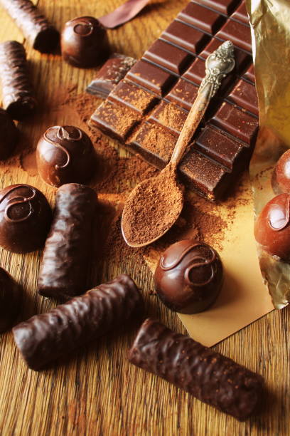 istock Dark chocolate, truffles and cocoa powder 670835984