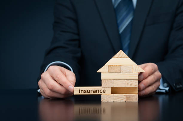 istock Property (family house) insurance protection concept 670836604
