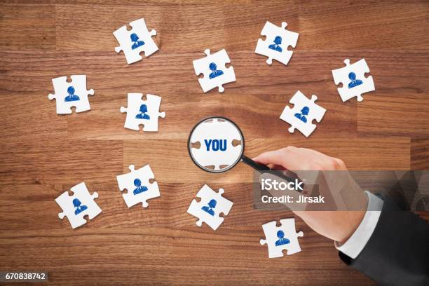 Human Resources Concept Stock Photo - Download Image Now - Customized, Individuality, Marketing