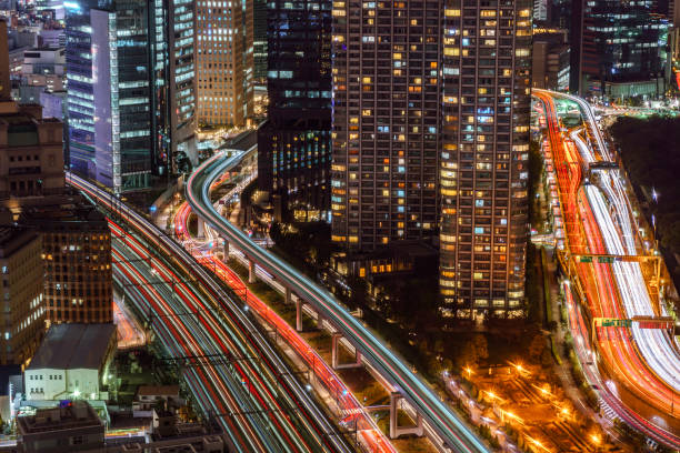 istock Heavy traffic in big city 670840852