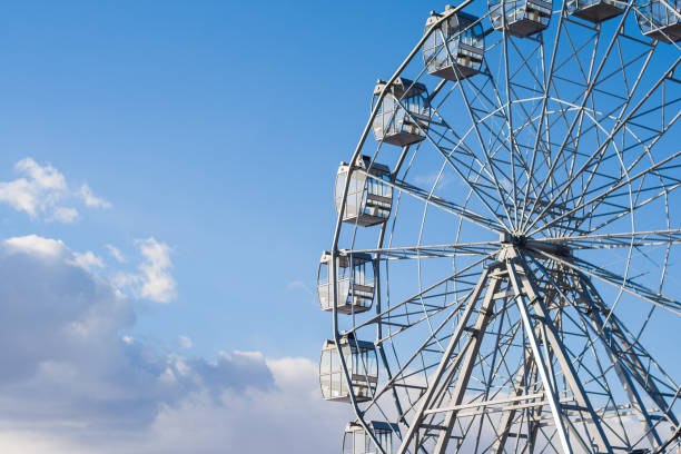 istock Ferris wheel. Open cabins of the Ferris wheel. 670861174