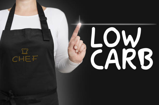 istock Low carb background cook operated touchscreen concept 670861478