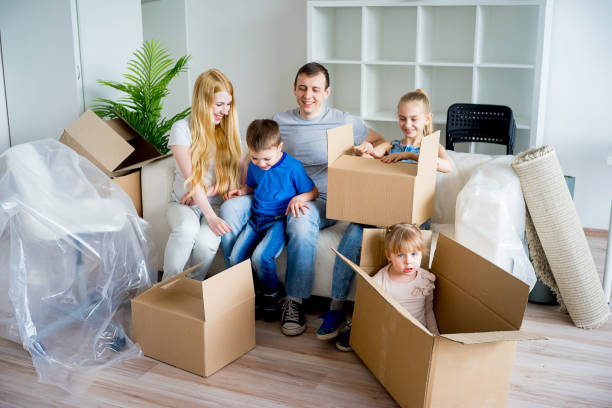 istock Family moving to a new home 670861834