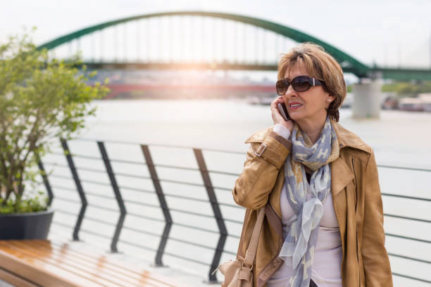 istock Businesswoman with phone 670862188