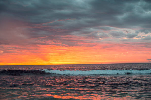istock Mulitcoloured sunset on North Beach, Perth, Western Australia 670874136