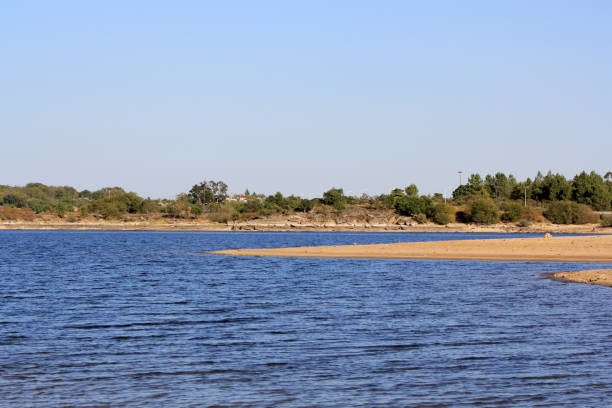istock Portugal River Beach landscape 670874184