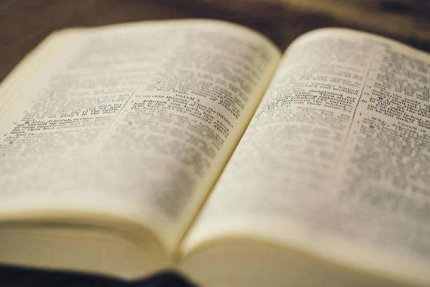 istock Close-up Shot Of Open Bible 670874642