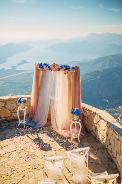istock Wedding ceremony in the mountains 670883634