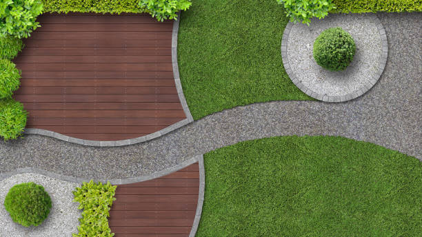 istock garden design in top view 670887806
