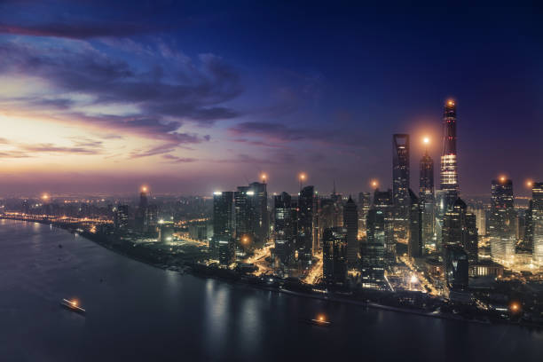 istock Urban landscape of Shanghai 670888516