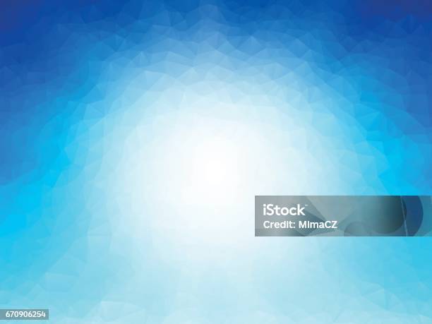 Blue Ice Geometric Wallpaper Background Stock Illustration - Download Image Now - Multi-Colored Background, Ice, Abstract