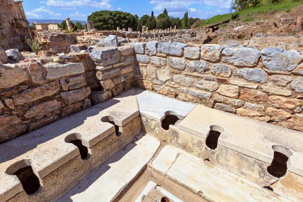 Public Toilet Scholastica Baths Ephesus Turkey