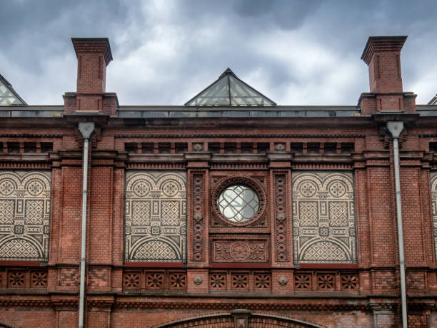 Facade of Hackescher Markt Railway Station, Berlin, Germany