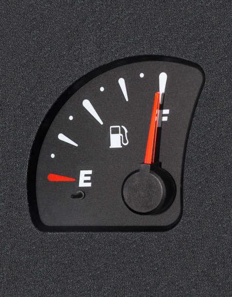 fuel gauge stock photo