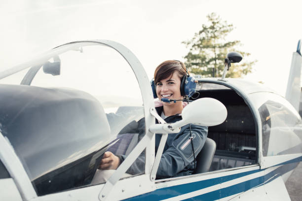 istock Pilot in the aircraft cockpit 670937512