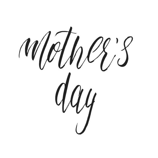 istock Mothers Day calligraphic lettering design. Holiday typography 670950354