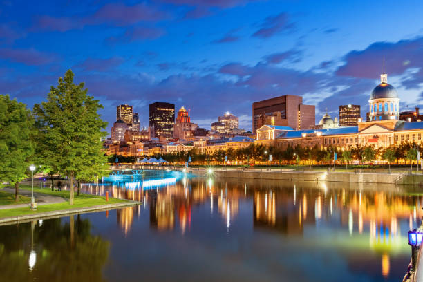 istock Waterfront and Skyline in Old Montreal Canada 670956858