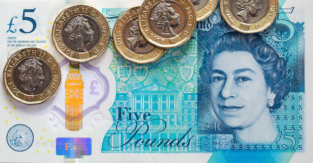 nowa moneta funta - wielka brytania - british currency currency nobility financial item zdjęcia i obrazy z banku zdjęć