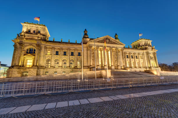 istock The german Reichstag in Berlin at dawn 670967740
